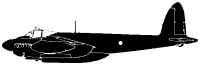 Silhouette image of generic MOSQ model; specific model in this crash may look slightly different